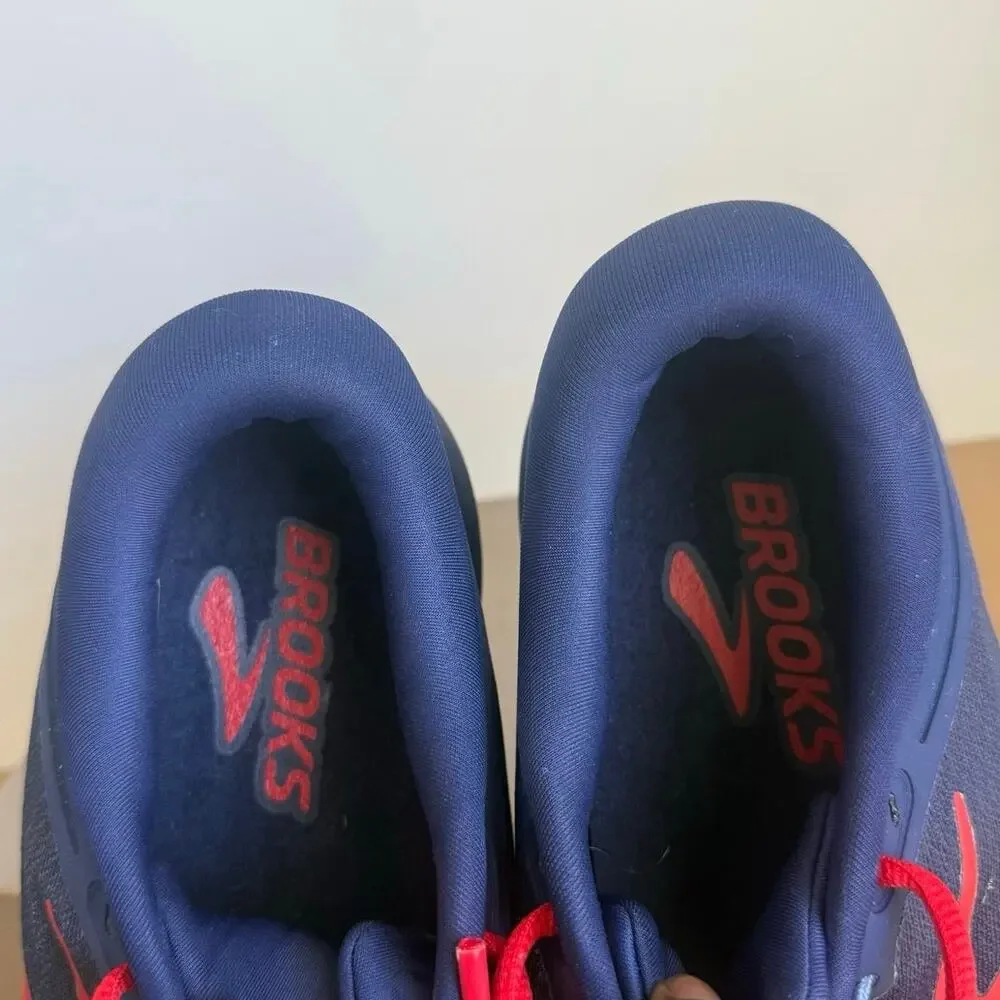 Brooks Revel 7 Blueprint/Red/Aspen Gold Men Running Sneakers- SZ 9
